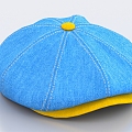 Baby Hat Baby Hat Casual Hat Felt Hat 3d model