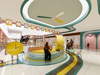 Children's Theme Modern Shopping Mall 3d model