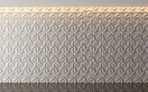 Modern background wall modeling background wall 3d model