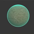 Natural Wooden Stone Sphere With Brown Textured Surface And Smooth Round Natural Shape