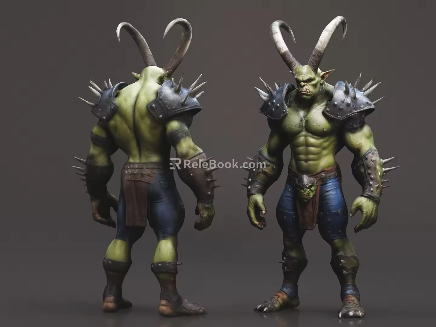 Modern Game Character World of Warcraft Orc Warrior Demon Monster wow Tribe Game Character Virtual Character 3d model