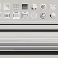 Air Conditioner Vents With Various Designs Including Circular Square And Slotted Grilles