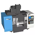 modern numerical control machine tool 3d model