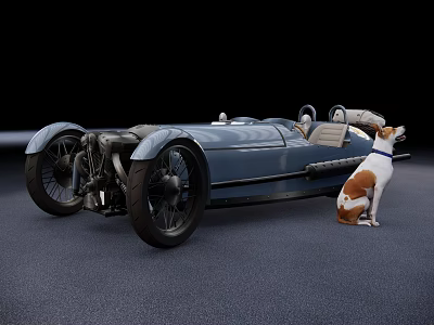 modern classic car 3d model modern classic car 3d model