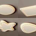 Modern Ceiling Lights For Home Interior With Various Shapes And Designs 3d model