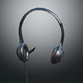 Black Wired Headphones With Microphone And Soft Ear Cushions For Daily Use