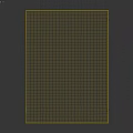 Modern Square Rug With Light Gray Grid Pattern And Soft Texture 3d model
