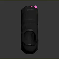 Black Boots With Pink Small Part On Sole Showcasing Unique Design And Durable Build