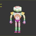 Robot Assistant Small Robot Butler Robot Butler Figure Game Figure 3d model