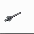 Advanced Tactical Missile Design With Aerodynamic Fins And Warhead Section