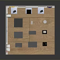 Modern Smart Home Control Panel Display With Touch Screens Buttons Sensors And Modules