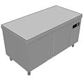 Commercial Kitchen Equipment Stainless Steel Worktable With Double Doors And Digital Control Panel