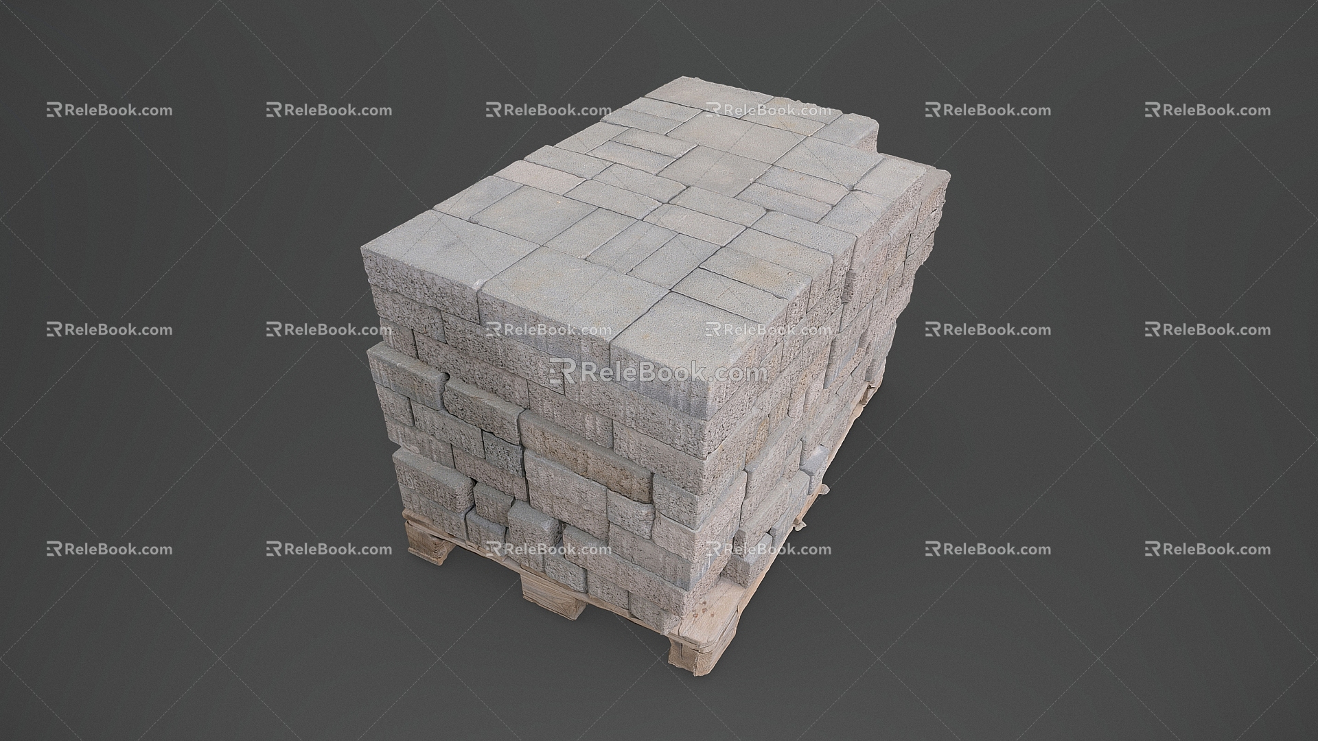 brick carbon brick brick stone building material brick concrete model