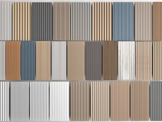 Modern wall panel background wall decorative panel 3d model