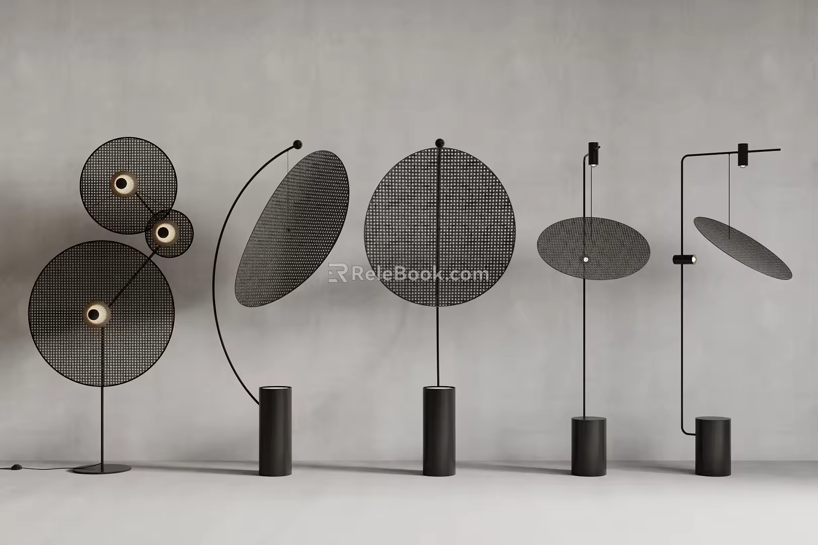 Modern floor lamp 3d model