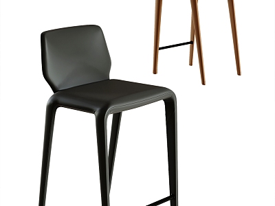 Modern Bar Chair 3d model