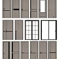 Modern Hinged Doors Collection With Various Styles And Glass Panel Designs