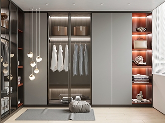 Modern wardrobe 3d model