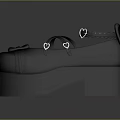 Fashionable Black Platform Shoes With Bow Decor And Ankle Straps For Daily Wear