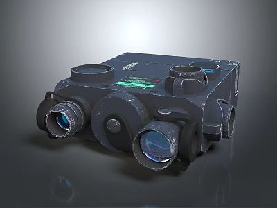 High Precision Omron Commercial Equipment With Dual Optical Lens For Industrial Sensing 3d model