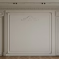 Plaster Molding Decorative Wall Design With Ornate Patterns And Symmetrical Classical Panels 3d model