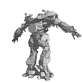 Detailed Mechanical Robot Design With Armored Body And Articulated Limbs