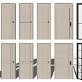 Various Stylish Swing Door Designs Featuring Wooden Panels And Glass Inserts
