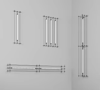 Modern wall lamp 3d model