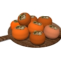 Persimmon fruit 3d model