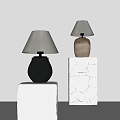 Quiet Wind Table Lamp 3d model