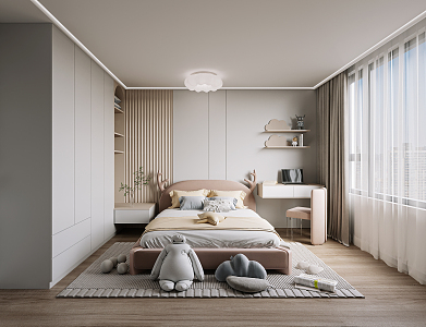 Children's bedroom Modern children's room 3d model