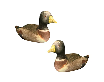modern animal duck 3d model