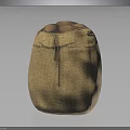 Handmade Natural Burlap Container Holding Fresh Homemade Food Product with Brown Top