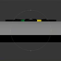 Television Remote Control with Red Green Yellow Blue Buttons and NAV Brand Design