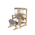 Traditional Wall Decor Crafted With Wooden Loom Yarn And Tapestry Elements