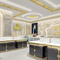 Lao Fengxiang Jewelry Store 3d model