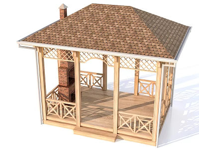 Pavilion Park Pavilion Leisure Pavilion 3d model