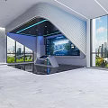 Modern Shoe Bench In Contemporary Entryway With Marble Floor And Fresh Design Elements