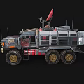 Heavy Duty Military Communication Vehicle With Satellite Dish And Multiple Antennas
