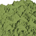 Natural Garden Landscape Design With Green Undulating Terrain And Lush Vegetation
