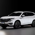 White Modern SUV With Sleek Exterior Design And Black Alloy Wheels