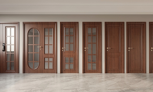 American Door 3d model