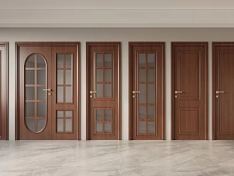 American Door 3d model
