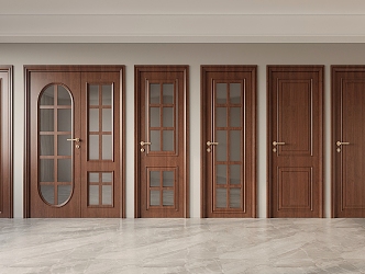 American Door 3d model