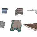 Various Stylish Blankets With Fringe And Colorful Patterns For Home Use