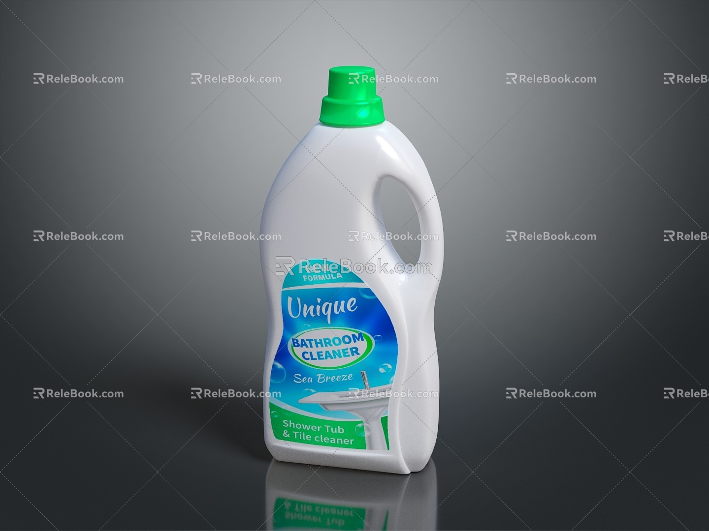 Modern disinfectant daily detergent detergent 3d model