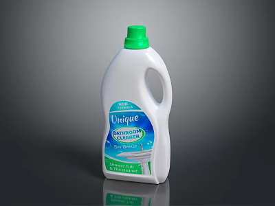 Unique Powerful Bathroom Cleaner For Effective Household Toilet And Sink Cleaning 3d model