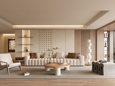 modern living room model