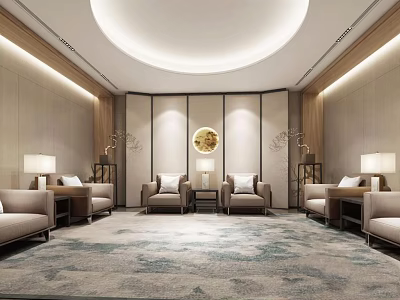 Reception Room 3d model