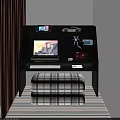 Cozy Bed Desk With Laptop Red Headphones Desk Lamp Game Controller And Toy Car